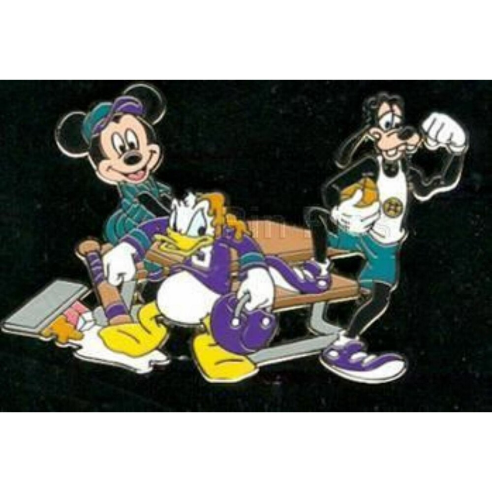 Disney Pin‎ 2008 PTU School Cafeteria Mickey Donald Goofy LE 200 Vintage Vibe